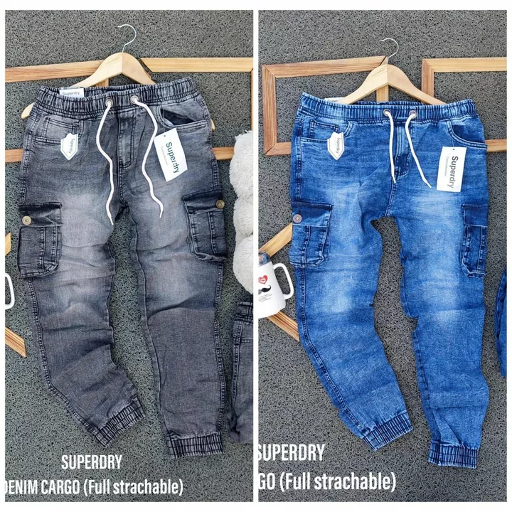 *SUPERDRY DENIM CARGO (A1 QUALITY)*

*Shades* *2*

💫 *Size : 30 ,32,34,36*
💫 *PRICE  820/- only* f uploaded by Lookielooks on 10/14/2022