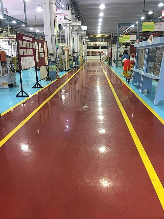 Epoxy floor coating work uploaded by business on 1/9/2021