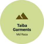 Business logo of Taiba garments