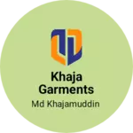 Business logo of Khaja garments