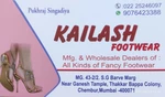 Business logo of Kailash foot wear