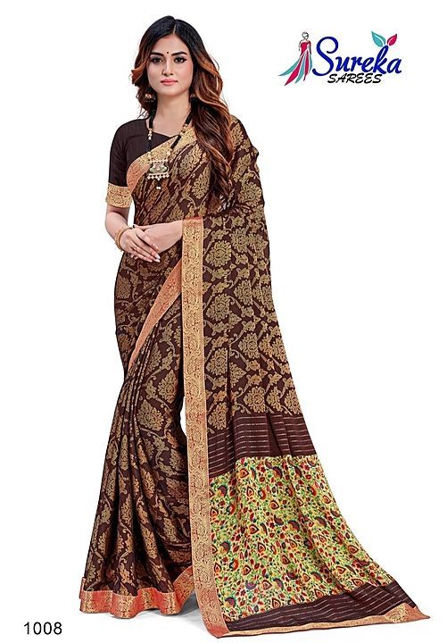 Post image Printed saree best quality only 600 rs.