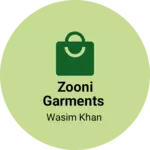 Business logo of zooni garments