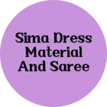 Business logo of Sima dress material and saree sententer