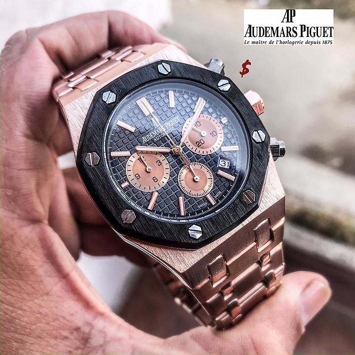 *The royal Look Rose gold color Audemars Piguet, the rich Man's choice .....  uploaded by Interesting brands on 6/29/2020