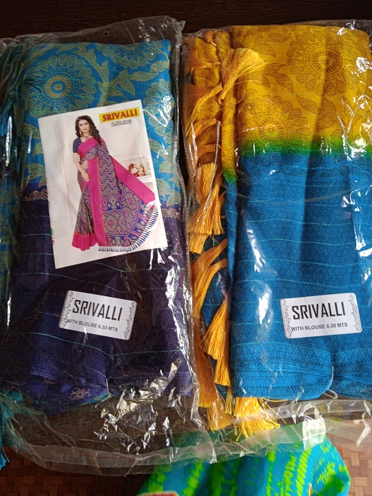 Srivalli Sarees uploaded by Maharani Fashion on 10/15/2022