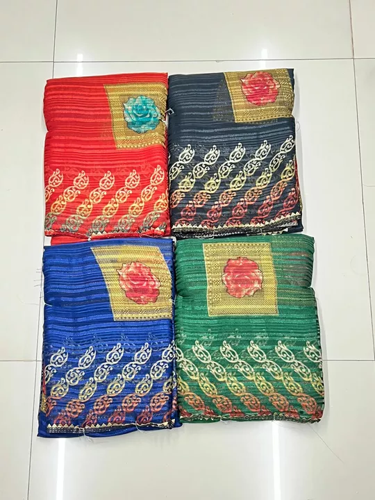 New fancy saree uploaded by Maruti Tex on 10/15/2022