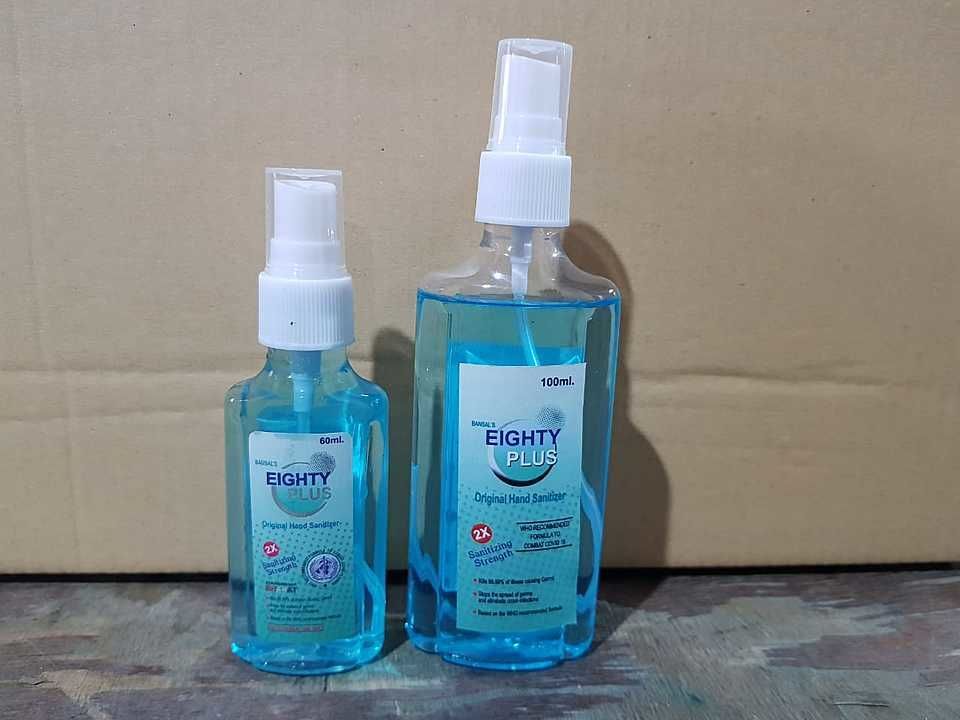 100ml eighty plus hand sanitaizer uploaded by business on 1/9/2021