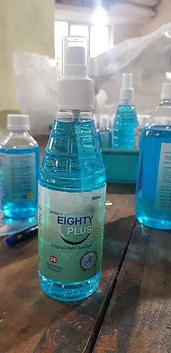 300 ml eighty plus hand sanitaizer uploaded by business on 1/9/2021