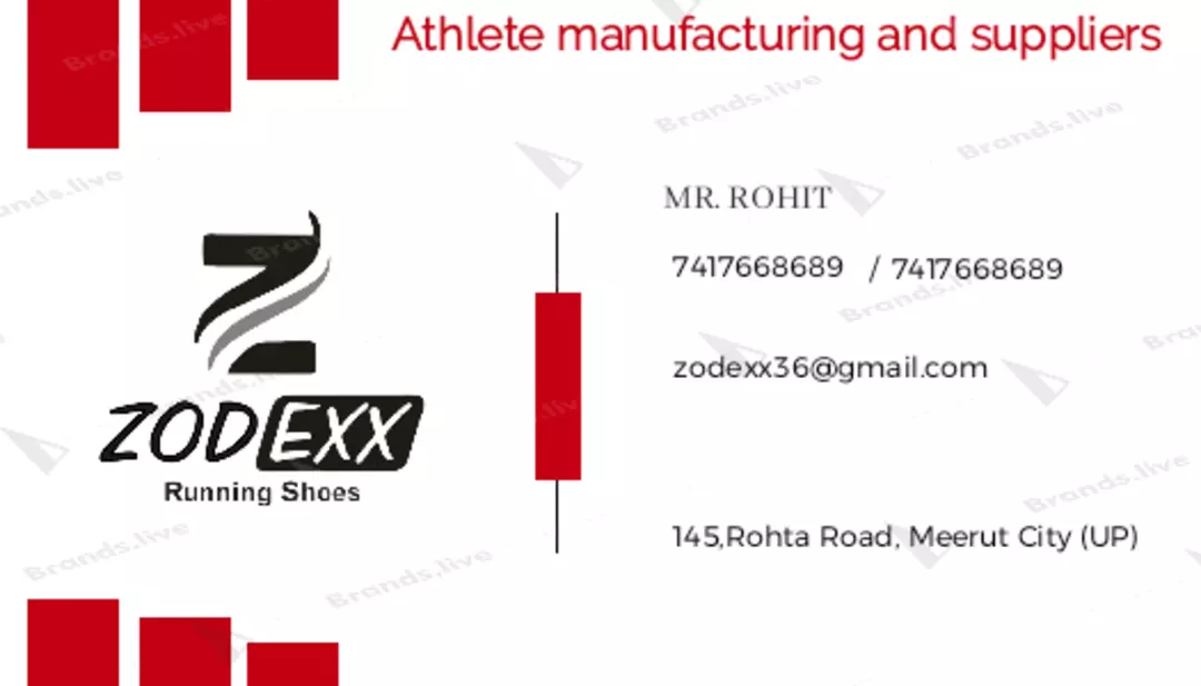 Visiting card store images of Athlete manufacturing and suppliers
