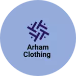 Business logo of Arham clothing based out of Bangalore
