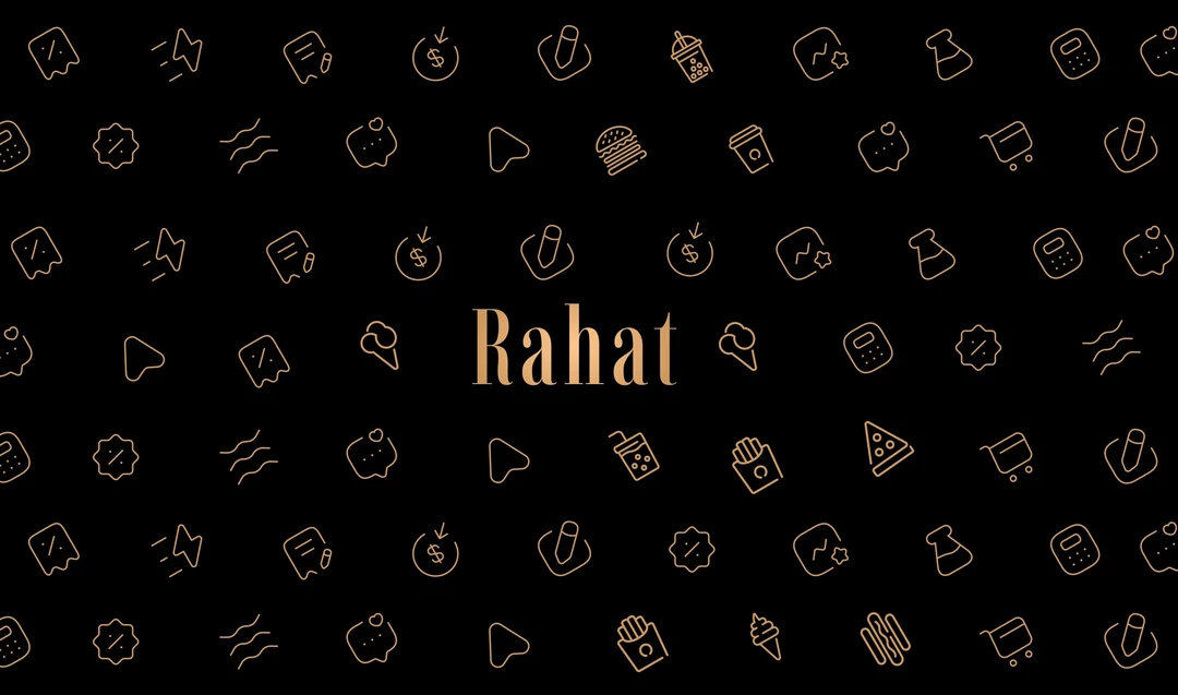 Visiting card store images of Rahat General store 