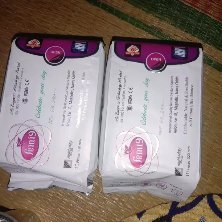 FEMI Anion Sanitary napkin  uploaded by business on 10/15/2022