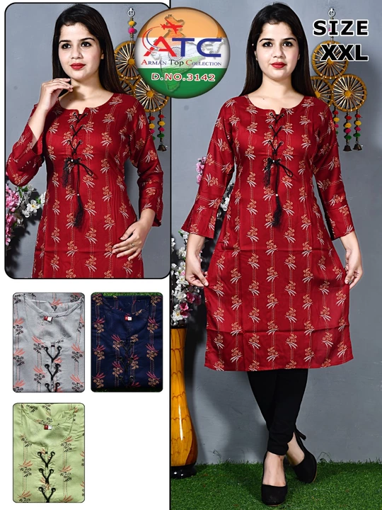 Kurti  uploaded by Arman top collection on 10/15/2022