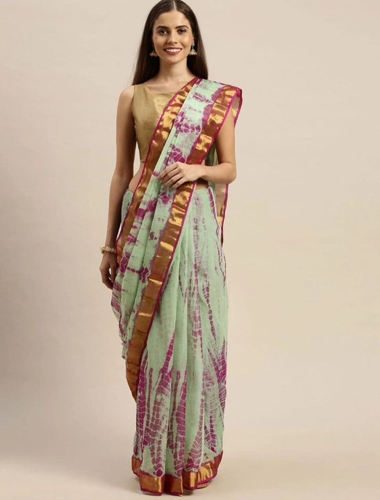 Post image Pure kota silk

Hand bandhni shibori saree

Length-5.5 MTR saree with 80 cm blouse

For more information dm us 7073306124

Price- 2500 

Free shipping