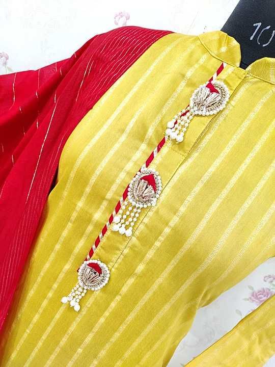 Kurti with dupatta  uploaded by business on 1/9/2021