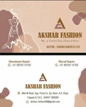 Business logo of Akshar Fashion