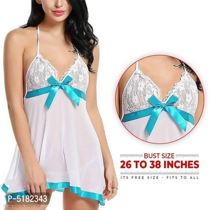 Sexy Babydoll Honeymoon Nighty With G - String Panty for Girls ( FREE SIZE ) uploaded by 🛒 BIG ONLINE SHOPPING 🛍️ on 10/15/2022