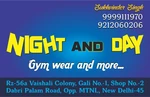 Business logo of NIGHT AND DAY gym wear and more...