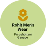 Business logo of Rohit men's wear