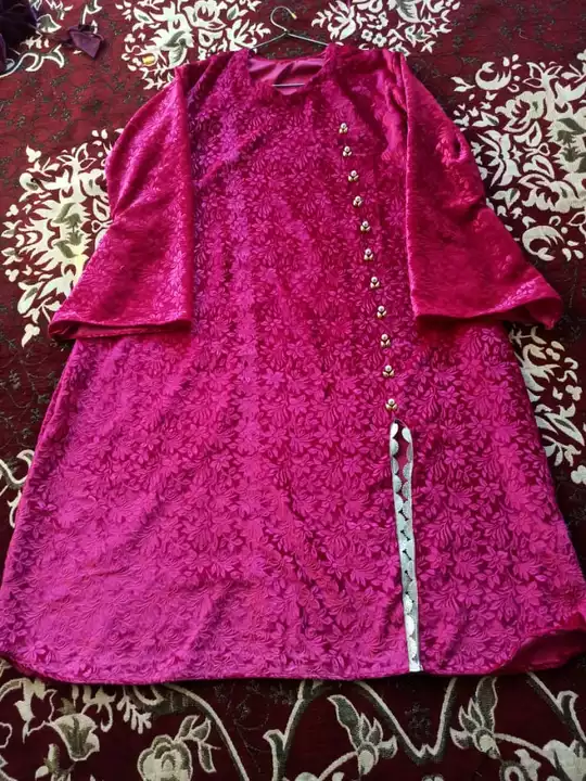Shaneel fabric kurti  uploaded by Bhat boutique on 10/16/2022