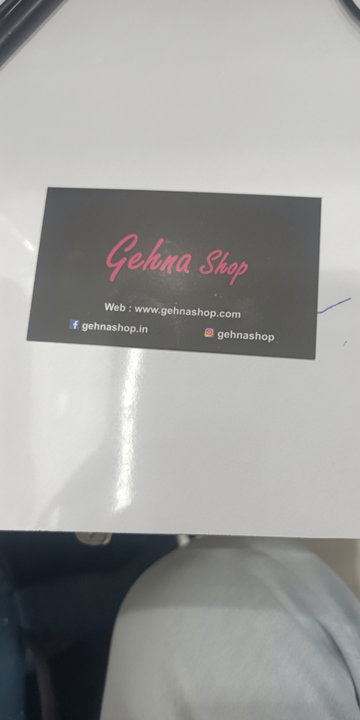 Visiting card store images of Gehna by beadazzled