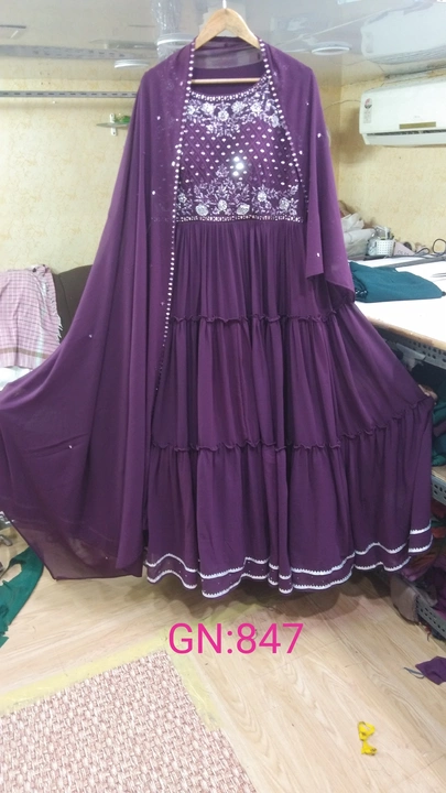 Floor length gown  uploaded by Heena garment on 10/16/2022
