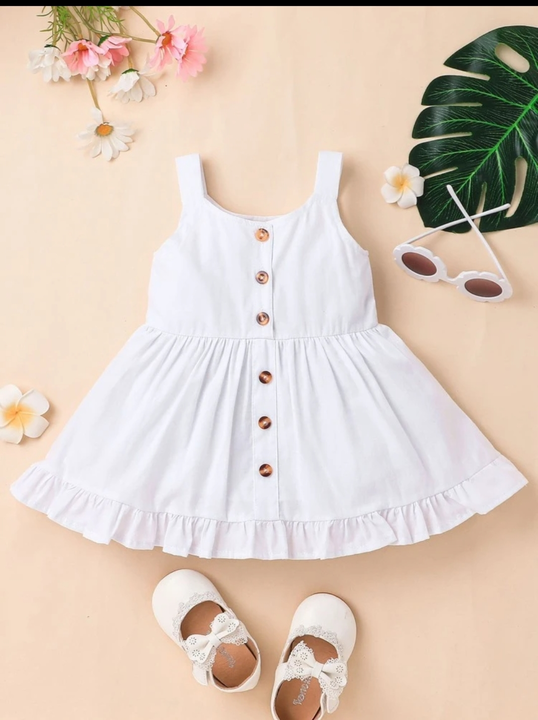 Baby girl pure cotton frock  uploaded by Jasmine kids fashion on 10/16/2022