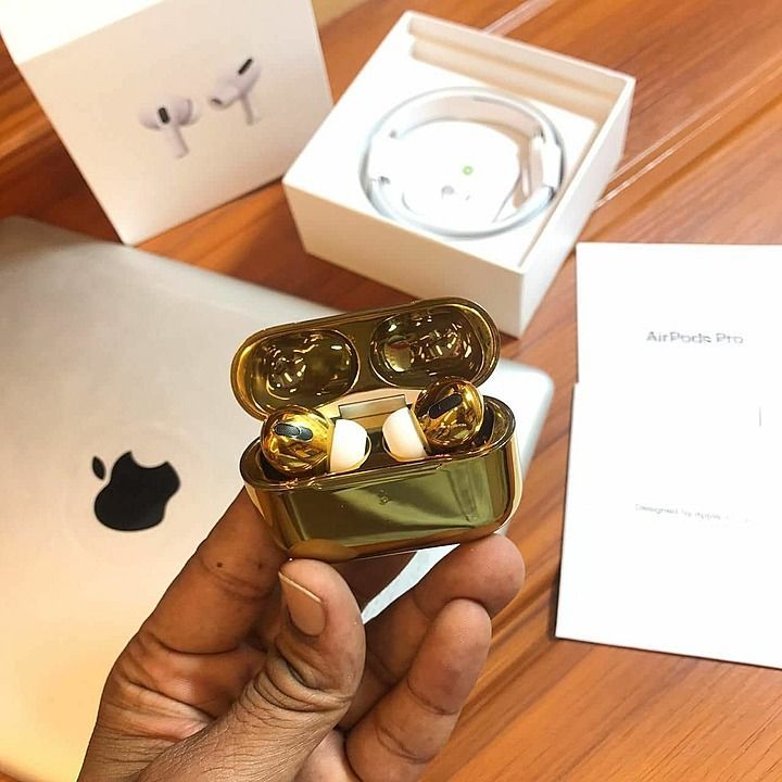 Airpod Pro Gold  uploaded by Mr.Gadget on 1/10/2021