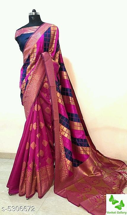 Free Mask Zari Woven Banarasi Silk Sarees With Tassels And Latkans

Fabric: Saree - Banarasi Silk ,  uploaded by business on 1/10/2021