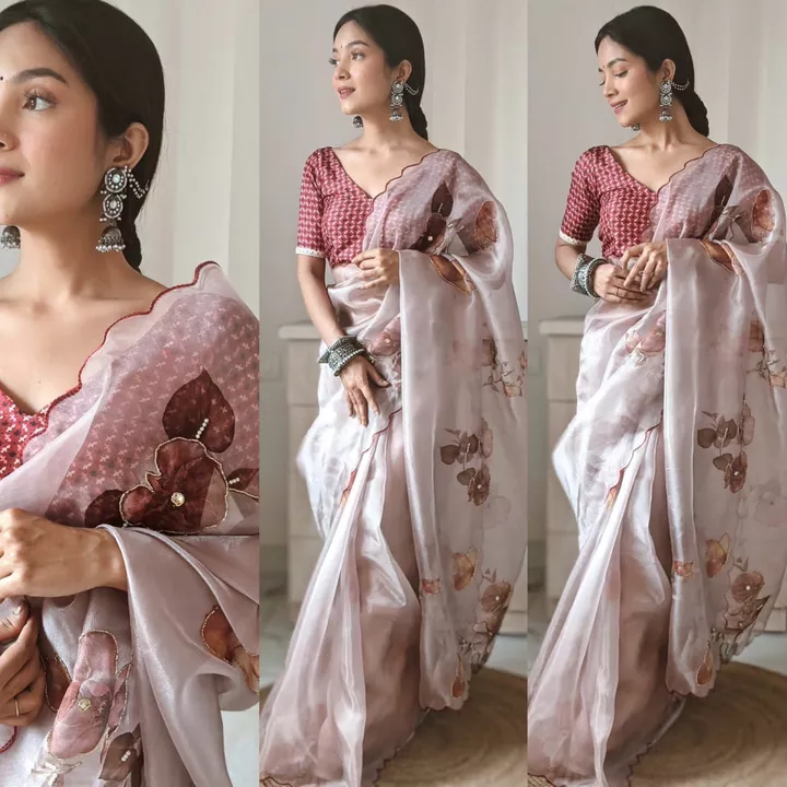 Orgenza soft saree uploaded by Saree on 10/17/2022
