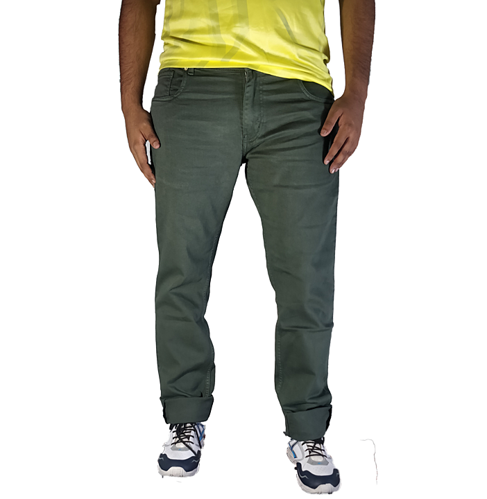 Tnj Mens Jeans Olive Green uploaded by business on 1/10/2021