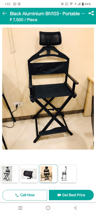 Post image I want 1 pieces of Makeup chair  at a total order value of 3000. I am looking for Foldable chair . Please send me price if you have this available.