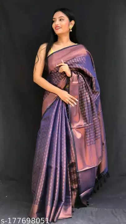 Catalog Name:*Aishani Drishya Sarees* Saree Fabric: Silk Blouse: Running Blouse Blouse Fabric: Silk uploaded by Lookielooks on 10/17/2022
