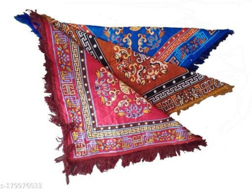 Post image I want 50+ pieces of Velvet puja mat at a total order value of 1000. Please send me price if you have this available.