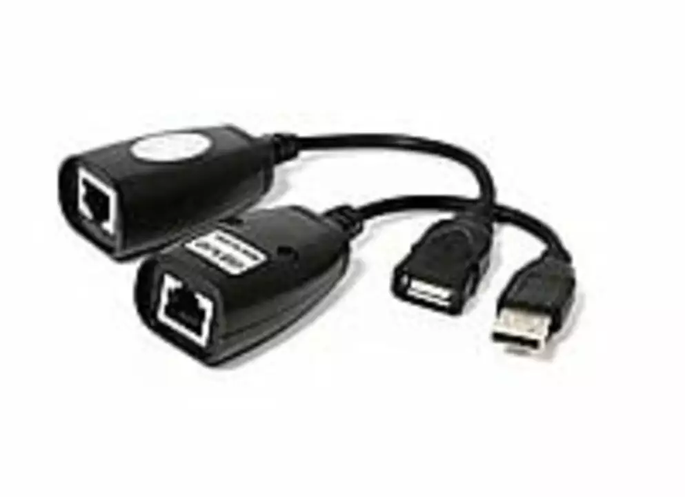 USB RJ45 Extension Adapter Up to 150 FT Length (Black) uploaded by Techcommerce.in on 10/17/2022