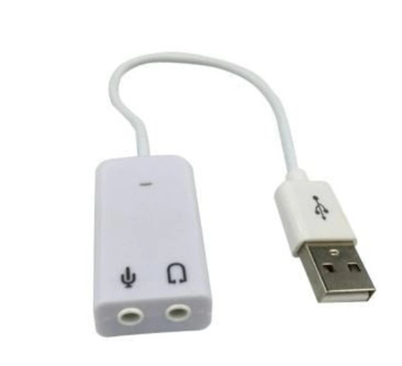 USB To 3.5mm Mic and Headphone Jack Stereo Headset Audio Adapter USB Sound Card 7.1 uploaded by business on 10/17/2022