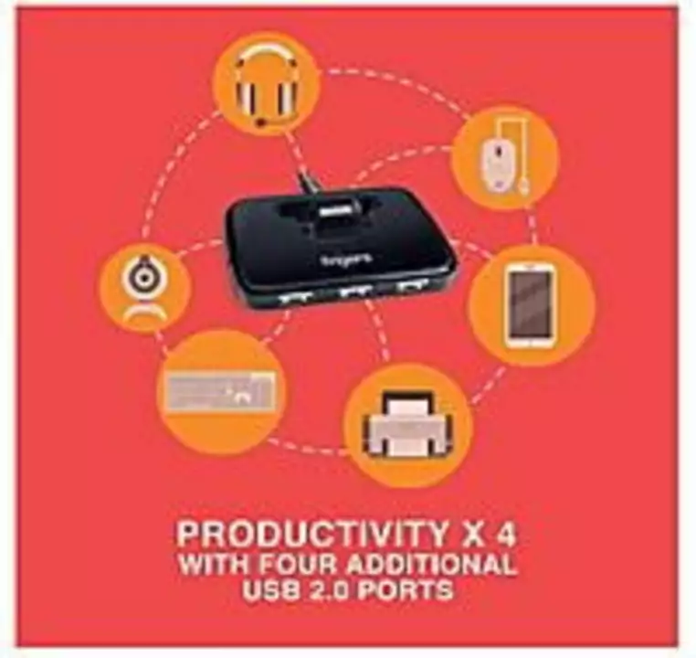 Finger's Quadrant U2.0 4-Port USB Hub (4 x USB 2.0) uploaded by Techcommerce.in on 10/17/2022