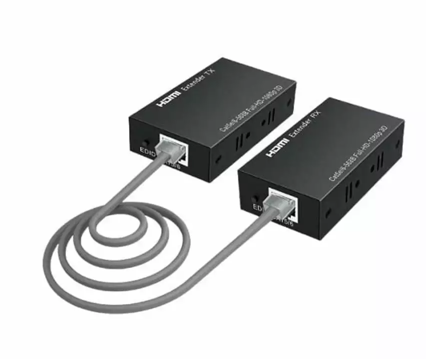 60M HDMI Extender Repeater Transmitter/Sender + Receiver Over Cat5 Cat6 60 Meters uploaded by Techcommerce.in on 10/17/2022