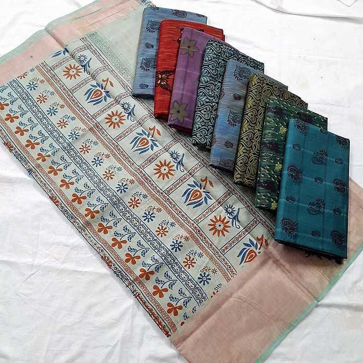 Handloom cotton sarees uploaded by business on 1/11/2021