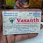 Business logo of Vasanth fancy embroidery store 
