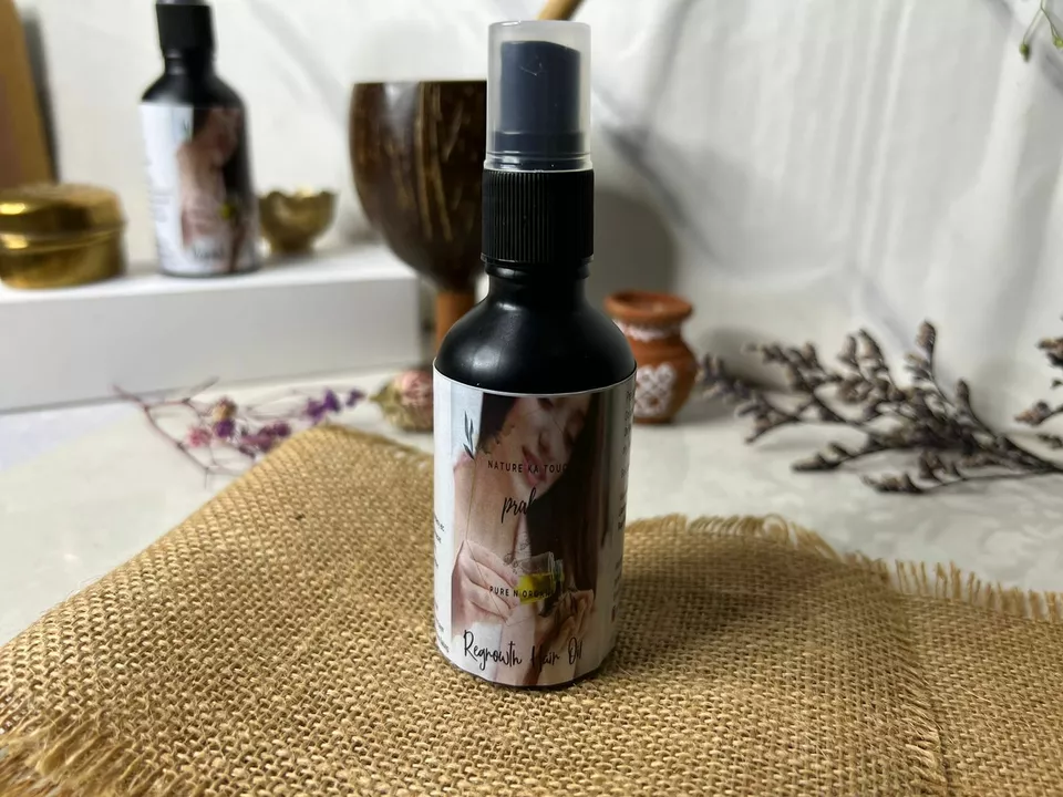 Regrowth Hair oil uploaded by Prakriti Nature ka touch on 10/17/2022
