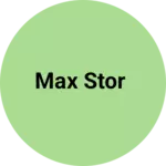 Business logo of Max stor