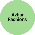 Business logo of Azhar fashions