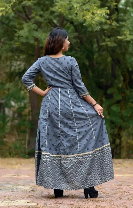 Anarkali dress with dupatta  uploaded by Guru Kripa Enterprise on 10/18/2022