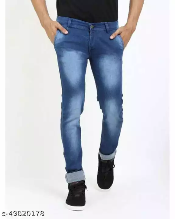 Catalog Name:*Fancy Fabulous Men Jeans* Fabric: Denim Pattern: Dyed/Washed Net Quantity (N): 1 Sizes uploaded by Lookielooks on 10/18/2022