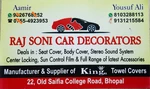 Business logo of Raj Soni car decorators