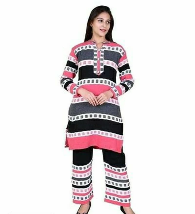 Woolen kurti set uploaded by Agrawal Collection on 10/18/2022