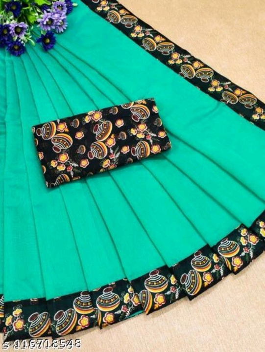 Silk Rama Saree  uploaded by Vb Trends on 10/18/2022