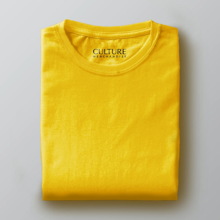 WHITELABEL T-SHIRT YELLOW  uploaded by CULTURE Merchandise on 10/18/2022